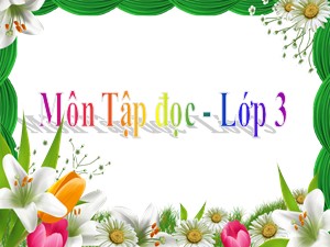 Bài giảng Tập đọc Lớp 3 - Tuần 17: Anh đom đóm - Nguyễn Thị Thường