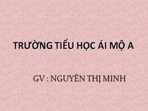Bài giảng Thủ công Lớp 2 - Bài 1: Gấp tên lửa - Nguyễn Thị Minh