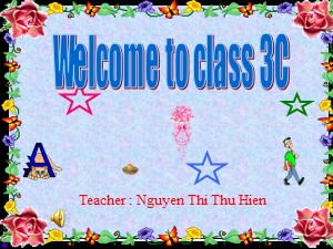 Bài giảng Tiếng anh Lớp 3 - Unit 4, Lesson 1: Part 1,2,3 - Năm học 2015-2016 - Nguyễn Thị Thu Hiền
