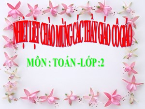 Bài giảng Toán Lớp 2 - Tuần 11: 12 trừ đi một số 12-8 - Trường Tiểu học Ái Mộ B