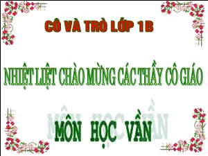 Bài giảng Học vần Khối 1 - Bài 17: u-ư - Năm học 2017-2018