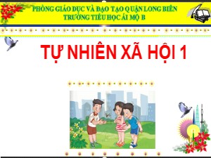 Bài giảng Tự nhiên và xã hội Lớp 1 - Bài 3: An toàn khi ở nhà - Năm học 2020-2021 - Trường Tiểu học Ái Mộ B