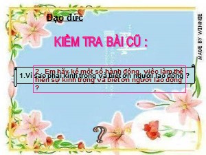 Bài giảng Đạo đức Lớp 4 - Tuần 21: Lịch sự với mọi người (Tiết 1) - Năm học 2020-2021