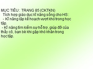 Bài giảng Đạo đức Lớp 4 - Tuần 3: Vượt khó trong học tập - Năm học 2020-2021