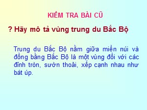 Bài giảng Địa lí Lớp 4 - Tuần 6: Tây Nguyên