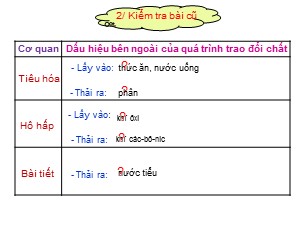 Bài giảng Khoa học Lớp 4 - Bài 4: Các chất dinh dưỡng có trong thức ăn. Vai trò của chất bột đường - Năm học 2019-2020