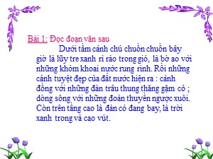 Bài giảng Luyện từ và câu Khối 4 - Tuần 10: Ôn tập (Tiết 6) - Năm học 2020-2021