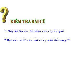 Bài giảng Luyện từ và câu Lớp 2 - Tuần 30: Từ ngữ về Bác Hồ - Năm học 2019-2020