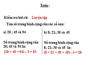 Bài giảng môn Toán Khối 4 - Tuần 5: Biểu đồ