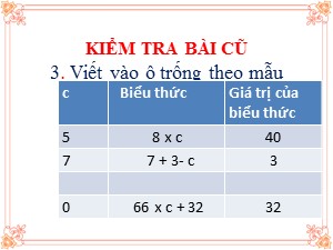 Bài giảng môn Toán Lớp 4 - Tuần 2: Các số có sáu chữ số