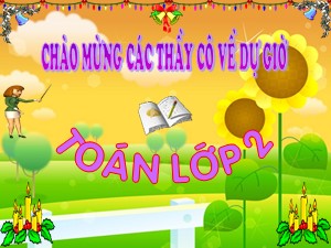 Bài giảng Toán Lớp 2 - Tuần 12: 33-5 - Năm học 2011-2012