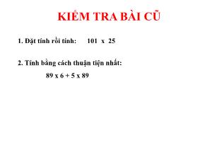 Bài giảng Toán Lớp 4 - Tuần 14: Chia một tổng cho một số - Năm học 2020-2021 - Trường Tiểu học Ngọc Thụy