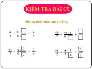 Bài giảng Toán Lớp 4 - Tuần 21: Rút gọn phân số - Năm học 2020-2021 - Trường Tiểu học Ngọc Thụy