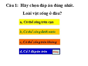 Bài giảng Tự nhiên xã hội Lớp 2 - Tuần 28: Một số loài vật sống trên cạn - Năm học 2019-2020