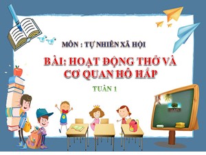 Bài giảng Tự nhiên xã hội Lớp 3 - Tuần 1: Hoạt động thở và cơ quan hô hấp - Năm học 2020-2021 - Trường Tiểu học Ngọc Thụy