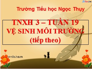 Bài giảng Tự nhiên xã hội Lớp 3 - Tuần 20: Ôn tập về cây cảnh (Tiếp theo) - Năm học 2020-2021