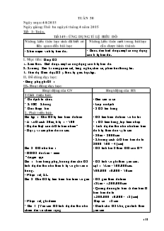 Giáo án Các môn Lớp 4 - Tuần 30 - Năm học 2014-2015