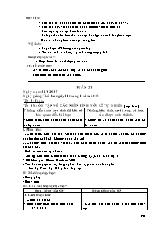 Giáo án Các môn Lớp 4 - Tuần 31 - Năm học 2014-2015