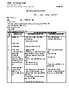 Giáo án Chính tả Lớp 1 - Tuần 25 đến 35 - Năm học 2014-2015 - Trần Phương Dung