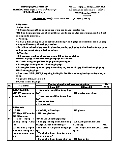 Giáo án Đạo đức Lớp 4 - Tuần 4: Vượt khó trong học tập (Tiết 2) - Năm học 2019-2020 - Hà Thanh Huyền