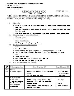 Giáo án Mĩ thuật Lớp 2 - Chủ đề 5: Tưởng tượng với hình tròn, hình vuông, hình tam giác, hình chữ nhật - Năm học 2017-2018 - Đỗ Văn Chi