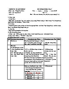Giáo án Tin học Lớp 3 - Tuần 21 đến 24 - Năm học 2018-2019 - Phạm Thị Hoa