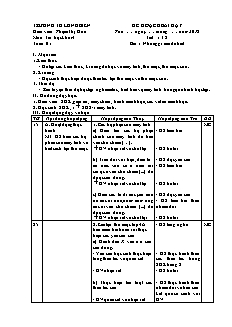 Giáo án Tin học Lớp 4 - Tuần 1 đến 20 - Năm học 2018-2019 - Phạm Thị Hoa