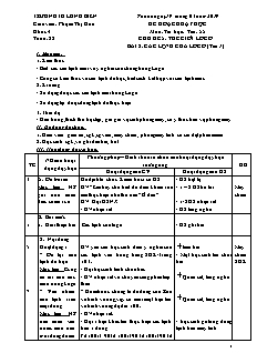 Giáo án Tin học Lớp 4 - Tuần 28: Các lệnh của Logo - Năm học 2018-2019 - Phạm Thị Hoa