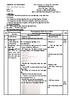 Giáo án Tin học Lớp 4 - Tuần 33: Sử dụng câu lệnh lặp - Năm học 2018-2019 - Phạm Thị Hoa