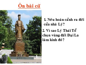 Bài giảng Lịch sử Lớp 4 - Bài 10: Chùa thời Lý - Trường Tiểu học Thanh Am