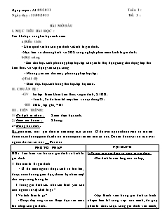 Giáo án Công nghệ Lớp 6 - Tiết 1-24