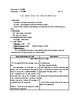 Giáo án Công nghệ Lớp 6 - Tiết 13-68