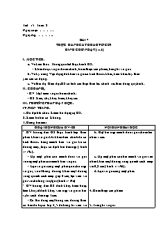 Giáo án Công nghệ Lớp 6 - Tiết 15, Bài 7: Thực hành cắt khâu vỏ gối hình chữ nhật (Tiết 3)