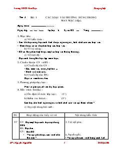 Giáo án Công nghệ Lớp 6 - Tiết 3, Bài 1: May mặc trong gia đình các loại vải thường dùng trong may mặc (Tiếp theo) - Trường THCS Thái Học