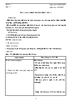 Giáo án Công nghệ Lớp 6 - Tiết 5-36