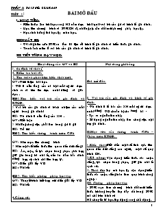 Giáo án Công nghệ Lớp 6 - Tuần 1-7