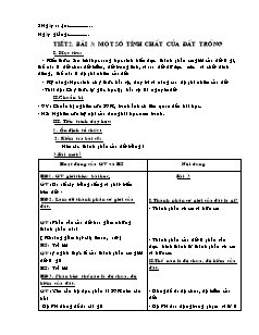 Giáo án Công nghệ Lớp 7 - Chương trình cả năm (Bản hay)