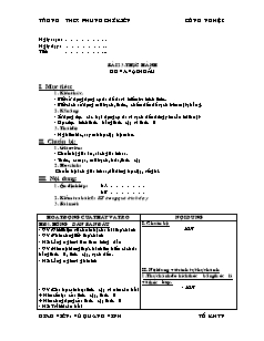 Giáo án Công nghệ Lớp 8 - Bài 23: Thực hành đo và vạch dấu - Vũ Quang Vinh