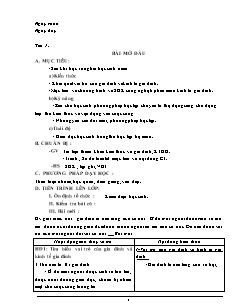 Giáo án Công nghệ Khối 6 - Chương trình cả năm (Bản đẹp)