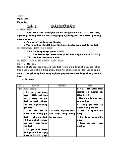 Giáo án Công nghệ Lớp 6 - Bài 1-4