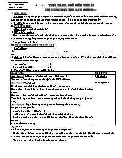 Giáo án Công nghệ Lớp 6 - Chương 3: Nấu ăn trong gia đình - Tiết 50: Thực hành chế biến món ăn. Trộn hỗn hợp nộm rau muống (Tiếp theo)