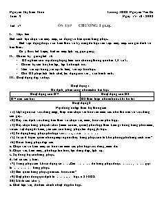 Giáo án Công nghệ Lớp 6 - Tiết 17: Ôn tập chương 1 (Tiếp theo) - Nguyễn Thị Kim Thoa