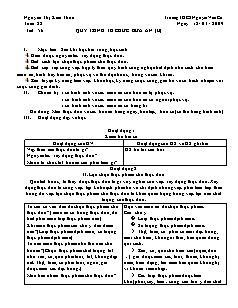 Giáo án Công nghệ Lớp 6 - Tiết 56: Quy trình tổ chức bữa ăn (Tiếp theo) - Nguyễn Thị Kim Thoa