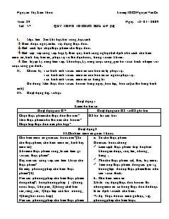 Giáo án Công nghệ Lớp 6 - Tiết 57: Quy trình tổ chức bữa ăn (Tiếp theo) - Nguyễn Thị Kim Thoa