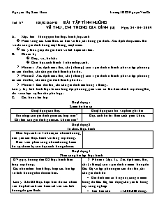 Giáo án Công nghệ Lớp 6 - Tiết 67: Thực hành bài tập tình huống về thu chi trong gia đình (Tiếp theo) - Nguyễn Thị Kim Thoa