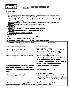 Giáo án Công nghệ Lớp 6 - Tiết 68: Ôn tập chương 4