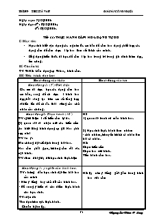 Giáo án Công nghệ Lớp 6 - Tuần 17 - Nguyễn Văn Cường