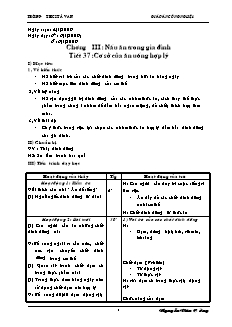 Giáo án Công nghệ Lớp 6 - Tuần 19 - Nguyễn Văn Cường