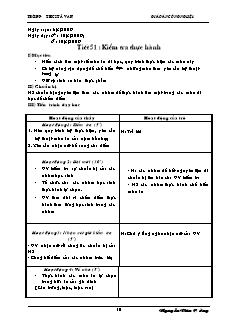 Giáo án Công nghệ Lớp 6 - Tuần 27 - Nguyễn Văn Cường