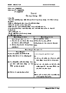 Giáo án Công nghệ Lớp 6 - Tuần 32 - Nguyễn Văn Cường